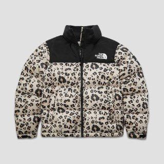 The North Face Nuptse chaquetón leopardo